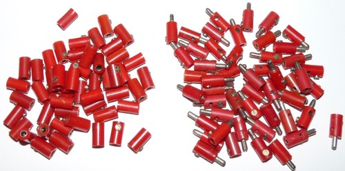 50x modellbahn stecker - stecker,