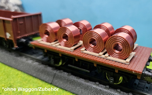 Spur kupfer coils - 1:87,