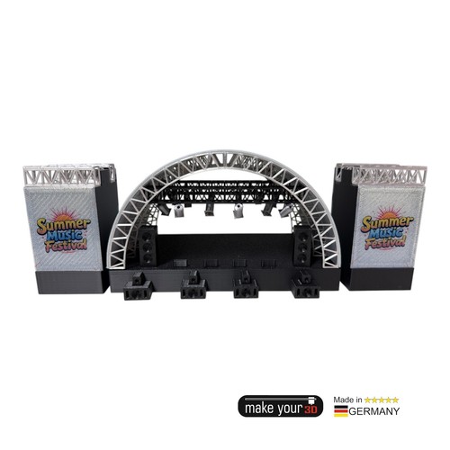 Spur bühnen set - h0, 1:87