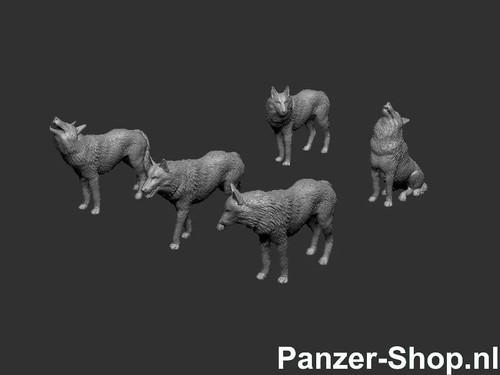 Spur wölfe tiere figuren - (h0),